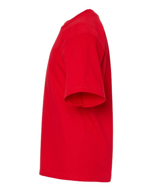 M&O 4850 Youth Gold Soft Touch T-Shirt #color_Deep Red
