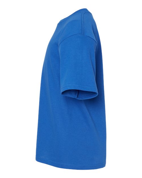 M&O 4850 Youth Gold Soft Touch T-Shirt #color_Royal