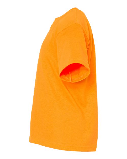 M&O 4850 Youth Gold Soft Touch T-Shirt #color_Safety Orange
