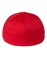 Flexfit 6277Y Youth Wooly 6-Panel Cap #color_RED