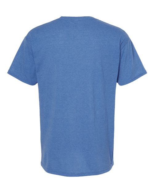 M&O 4800 Gold Soft Touch T-Shirt #color_Heather Royal