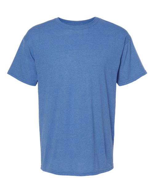 M&O 4800 Gold Soft Touch T-Shirt #color_Heather Royal