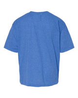 M&O 4850 Youth Gold Soft Touch T-Shirt #color_Heather Royal