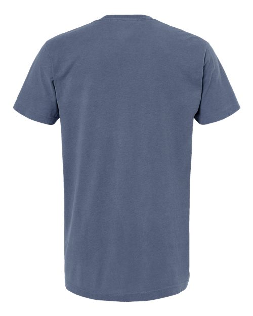 M&O 6500M Vintage Garment-Dyed T-Shirt #color_Blue Jean