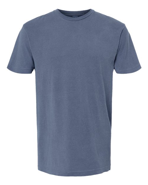 M&O 6500M Vintage Garment-Dyed T-Shirt #color_Blue Jean