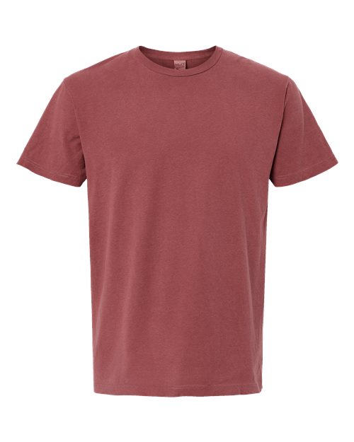 M&O 6500M Vintage Garment-Dyed T-Shirt #color_Brick