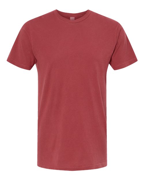 M&O 6500M Vintage Garment-Dyed T-Shirt #color_Crimson