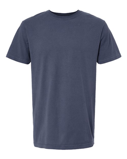 M&O 6500M Vintage Garment-Dyed T-Shirt #color_Navy