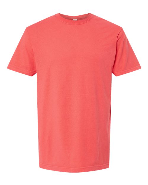 M&O 6500M Vintage Garment-Dyed T-Shirt #color_Bright Salmon