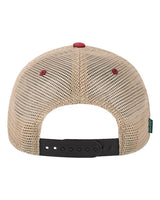 LEGACY OFA Old Favorite Trucker Cap #color_Black/ Cardinal/ Khaki