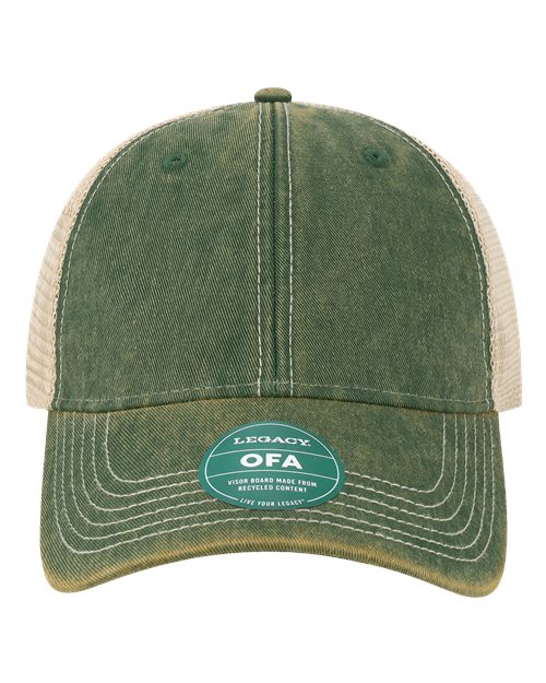 LEGACY OFA Old Favorite Trucker Cap #color_Dark Green/ Khaki