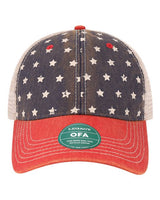 LEGACY OFA Old Favorite Trucker Cap #color_Merica/ Khaki