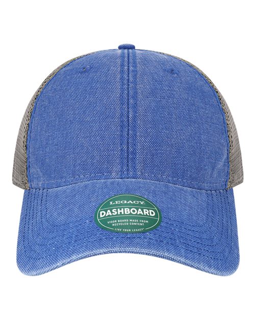LEGACY DTA Dashboard Trucker Cap #color_Royal/ Grey