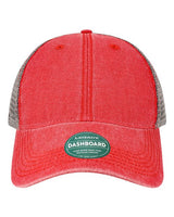 LEGACY DTA Dashboard Trucker Cap #color_Scarlet Red/ Grey