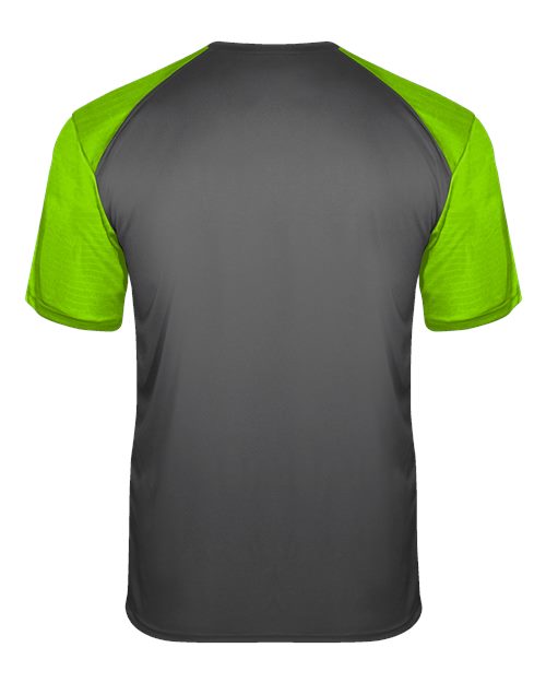 Badger 4230 Breakout T-Shirt #color_Graphite/ Lime