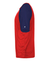 Badger 4230 Breakout T-Shirt #color_Red/ Navy