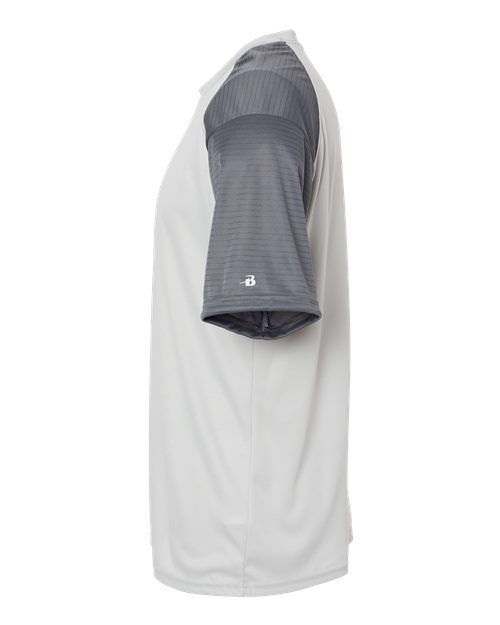 Badger 4230 Breakout T-Shirt #color_Silver/ Graphite