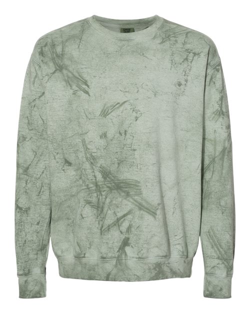 Comfort Colors 1545CC Adult Color Blast Crewneck Sweatshirt #color_FERN