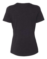 Bella + Canvas 6400CVC Ladies' Relaxed Heather CVC Short-Sleeve T-Shirt #color_BLACK HEATHER