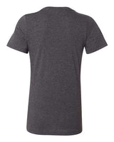 Bella + Canvas 6400CVC Ladies' Relaxed Heather CVC Short-Sleeve T-Shirt #color_DRK GREY HEATHER