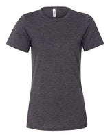 Bella + Canvas 6400CVC Ladies' Relaxed Heather CVC Short-Sleeve T-Shirt #color_DRK GREY HEATHER