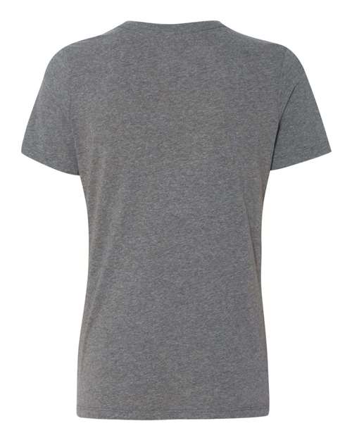 Bella + Canvas 6400CVC Ladies' Relaxed Heather CVC Short-Sleeve T-Shirt #color_DEEP HEATHER