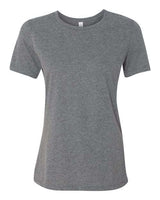 Bella + Canvas 6400CVC Ladies' Relaxed Heather CVC Short-Sleeve T-Shirt #color_DEEP HEATHER