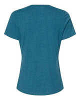 Bella + Canvas 6400CVC Ladies' Relaxed Heather CVC Short-Sleeve T-Shirt #color_HTHR DEEP TEAL