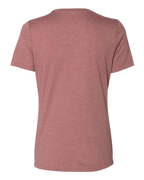 Bella + Canvas 6400CVC Ladies' Relaxed Heather CVC Short-Sleeve T-Shirt #color_HEATHER MAUVE