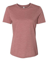 Bella + Canvas 6400CVC Ladies' Relaxed Heather CVC Short-Sleeve T-Shirt #color_HEATHER MAUVE
