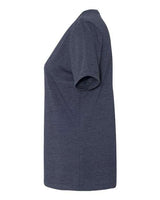 Bella + Canvas 6400CVC Ladies' Relaxed Heather CVC Short-Sleeve T-Shirt #color_HEATHER NAVY