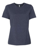 Bella + Canvas 6400CVC Ladies' Relaxed Heather CVC Short-Sleeve T-Shirt #color_HEATHER NAVY