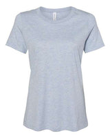 Bella + Canvas 6400CVC Ladies' Relaxed Heather CVC Short-Sleeve T-Shirt #color_HTHR PRISM BLUE