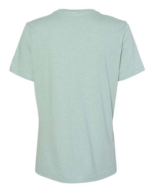 Bella + Canvas 6400CVC Ladies' Relaxed Heather CVC Short-Sleeve T-Shirt #color_HTH PRSM DSTY BL
