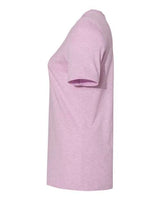 Bella + Canvas 6400CVC Ladies' Relaxed Heather CVC Short-Sleeve T-Shirt #color_HTHR PRISM LILAC