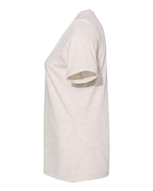 Bella + Canvas 6400CVC Ladies' Relaxed Heather CVC Short-Sleeve T-Shirt #color_HTHR PRSM NATURL