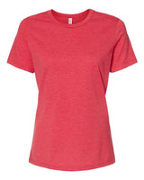 Bella + Canvas 6400CVC Ladies' Relaxed Heather CVC Short-Sleeve T-Shirt #color_HEATHER RED