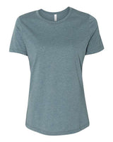 Bella + Canvas 6400CVC Ladies' Relaxed Heather CVC Short-Sleeve T-Shirt #color_HEATHER SLATE