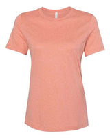 Bella + Canvas 6400CVC Ladies' Relaxed Heather CVC Short-Sleeve T-Shirt #color_HEATHER SUNSET