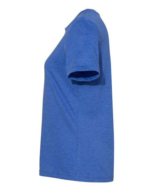 Bella + Canvas 6400CVC Ladies' Relaxed Heather CVC Short-Sleeve T-Shirt #color_HEATHER TRUE ROY