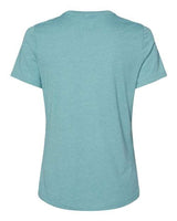 Bella + Canvas 6400CVC Ladies' Relaxed Heather CVC Short-Sleeve T-Shirt #color_HTHR BLUE LAGOON