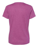 Bella + Canvas 6400CVC Ladies' Relaxed Heather CVC Short-Sleeve T-Shirt #color_HEATHER MAGENTA