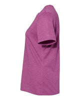 Bella + Canvas 6400CVC Ladies' Relaxed Heather CVC Short-Sleeve T-Shirt #color_HEATHER MAGENTA