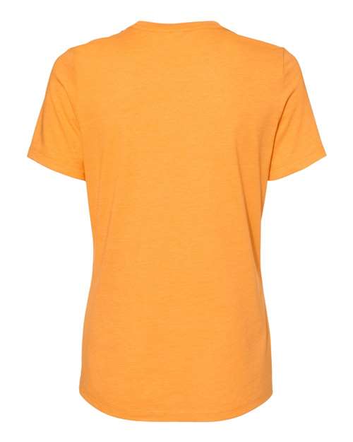Bella + Canvas 6400CVC Ladies' Relaxed Heather CVC Short-Sleeve T-Shirt #color_HTHR MARMALADE