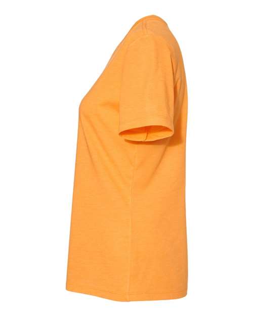 Bella + Canvas 6400CVC Ladies' Relaxed Heather CVC Short-Sleeve T-Shirt #color_HTHR MARMALADE