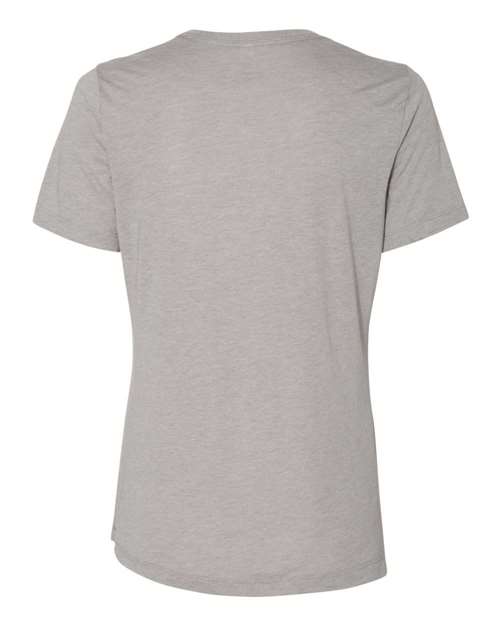 Bella + Canvas 6413 Ladies' Relaxed Triblend T-Shirt #color_ATH GREY TRBLND