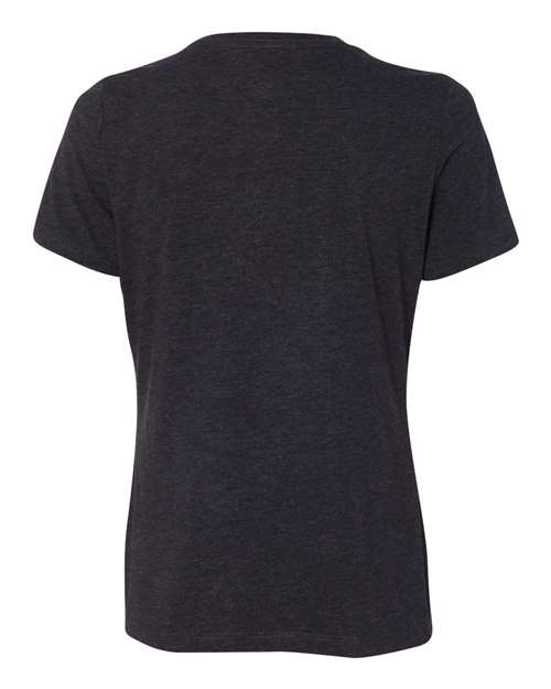 Bella + Canvas 6413 Ladies' Relaxed Triblend T-Shirt #color_CHAR-BLK TRIBLND