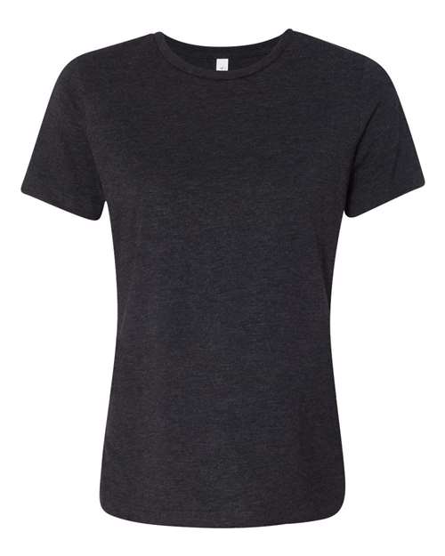 Bella + Canvas 6413 Ladies' Relaxed Triblend T-Shirt #color_CHAR-BLK TRIBLND