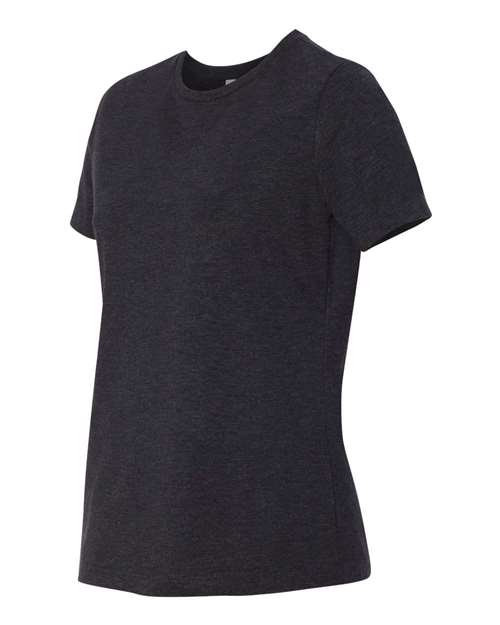 Bella + Canvas 6413 Ladies' Relaxed Triblend T-Shirt #color_CHAR-BLK TRIBLND