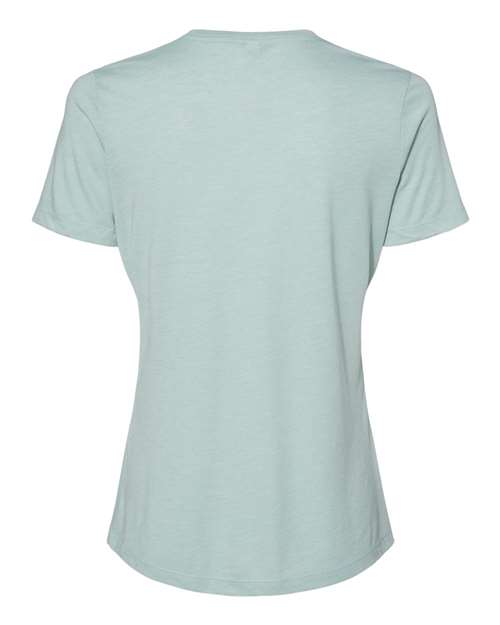 Bella + Canvas 6413 Ladies' Relaxed Triblend T-Shirt #color_DUSTY BLU TRBLND